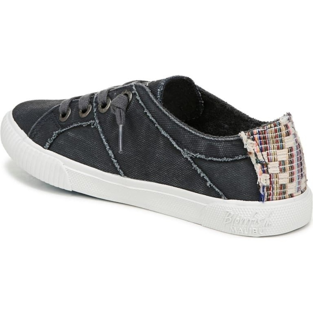 Blowfish Malibu Fruit Women Sz 7.5 Desert Iron Canvas Gray Vegan Slip On Sneaker - Picture 11 of 12